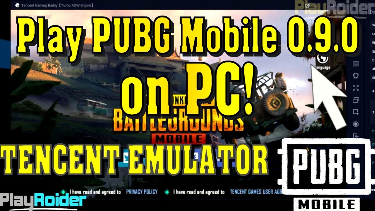 official tencent pubg mobile emulator
